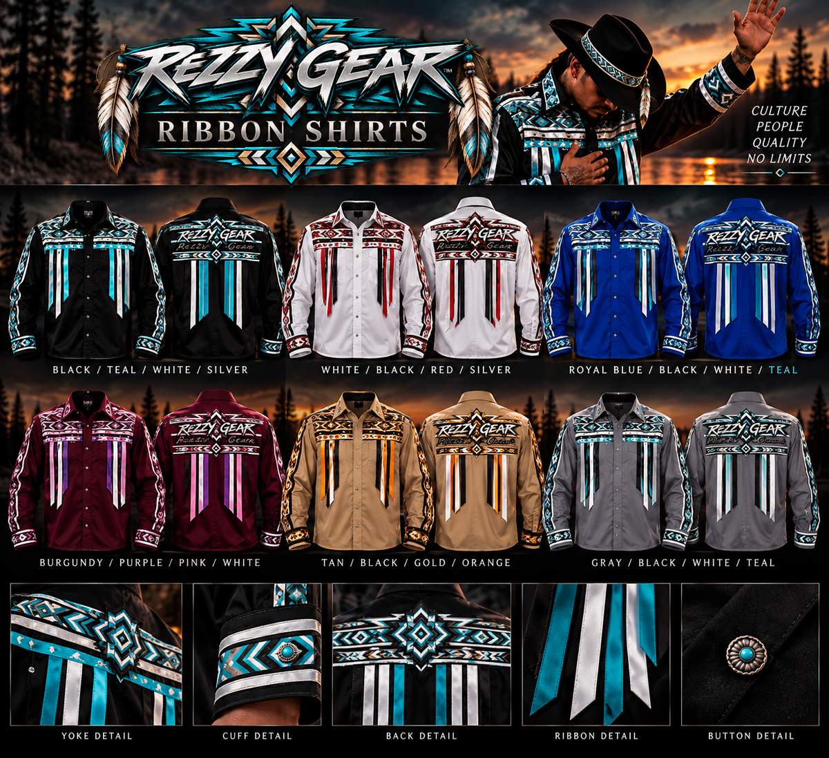 Rezzy Gear Ribbon Shirt Collection