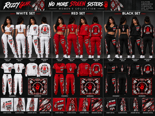 Rezzy Gear No More Stolen Sisters white red black collection