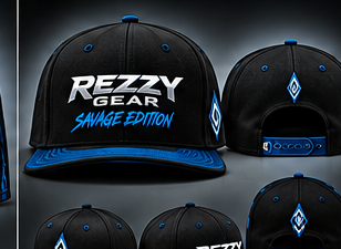 Rezzy Gear Savage Edition hat front and back