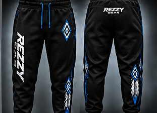 Rezzy Gear Savage Edition joggers front and back